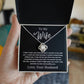 Feel My Love - To Wife Love Husband Jewelry Necklace Message Card Gift