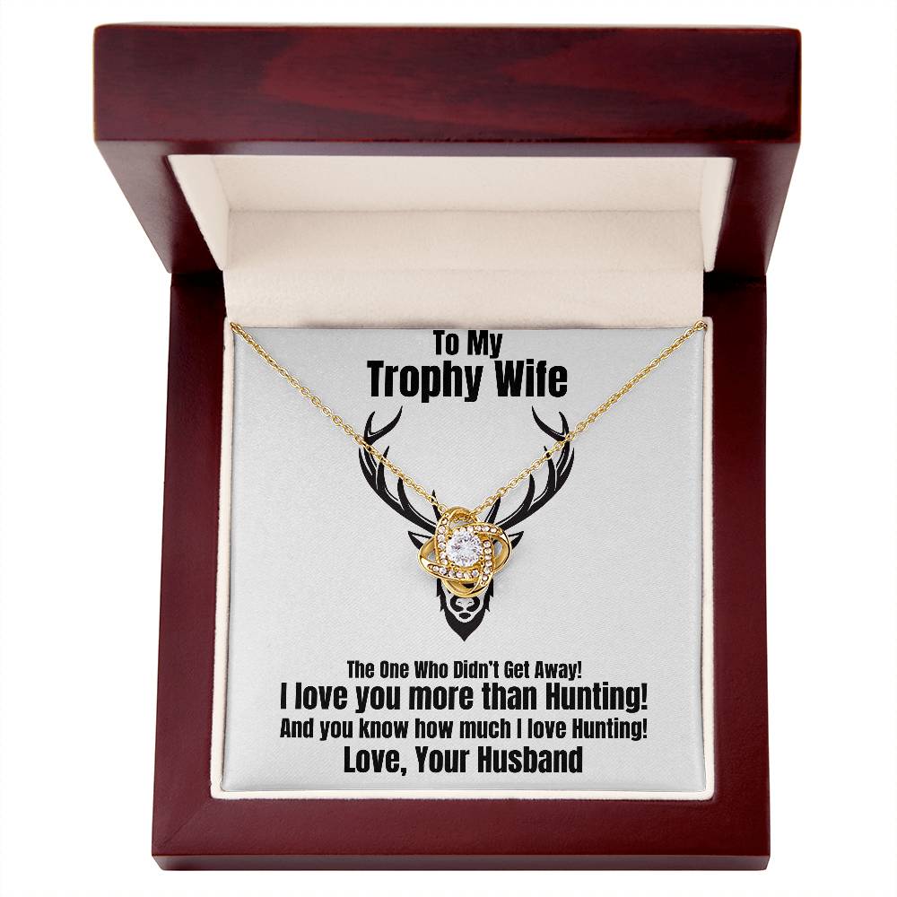 ILY More Than Hunting Husband To Wife Jewelry Message Card Gift