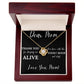 Keeping Me Alive | Jewelry Message Card Gift For Mom