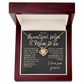 The Man I Am Today - To Mom Love Son Jewelry Message Card Gift
