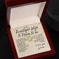 Wife Mom To Be Jewelry Necklace Message Card Gift