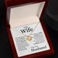 Explore Life's Possibilities With You -- Husband To Wife Love Knot Jewelry Message Card Gift