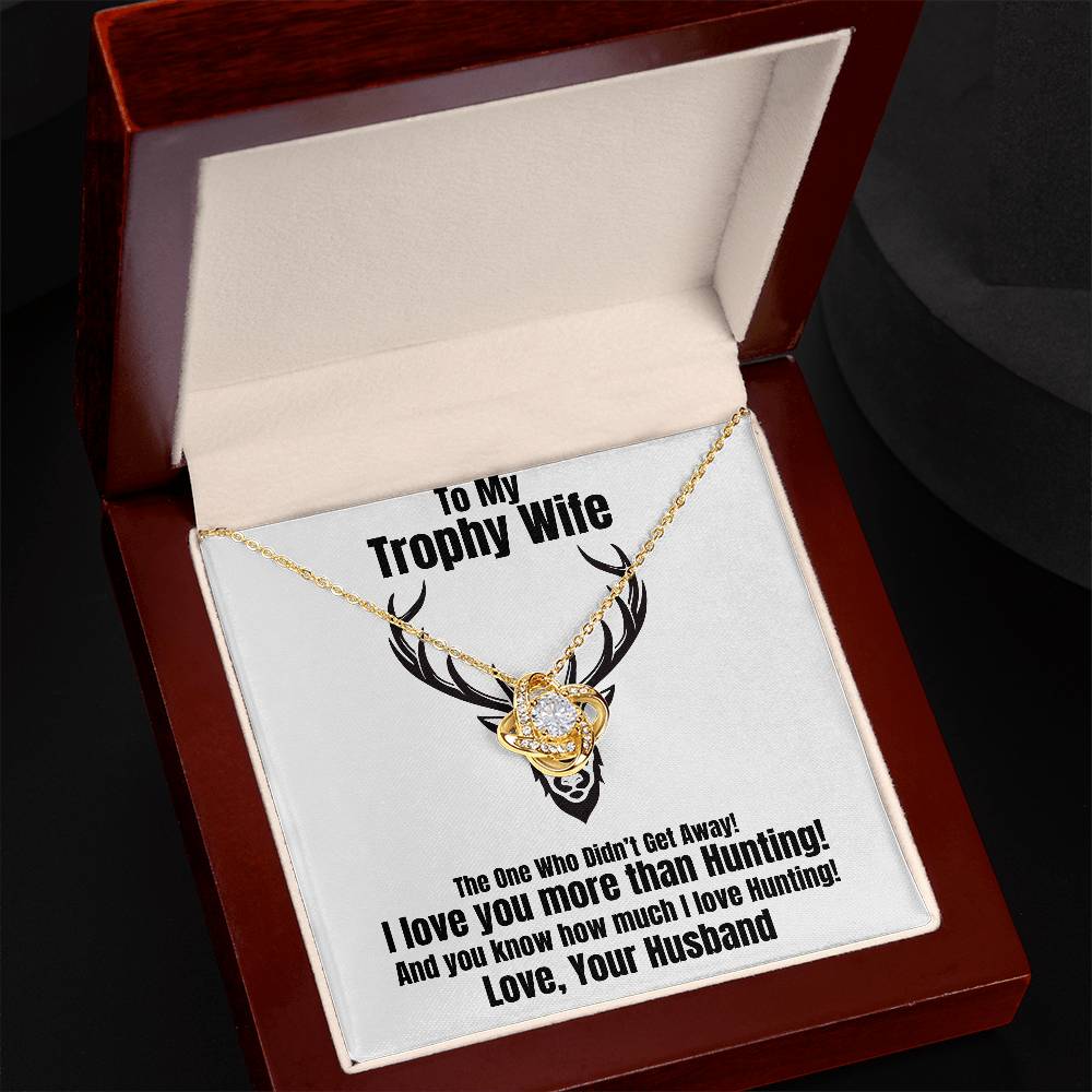 ILY More Than Hunting Husband To Wife Jewelry Message Card Gift