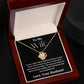 You Complete Me - To Wife Love Husband Jewelry Message Card Necklace Gift