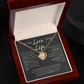 My Safe Haven - To Wife Love Husband Cubic Zirconia Message Card Gift
