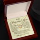 The Man I Am Today - To Mom Love Son Jewelry Message Card Gift