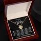 Feel My Love - To Wife Love Husband Jewelry Necklace Message Card Gift