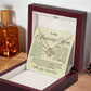 The Man I Am Today - To Mom Love Son Jewelry Message Card Gift
