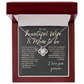 The Man I Am Today - To Mom Love Son Jewelry Message Card Gift
