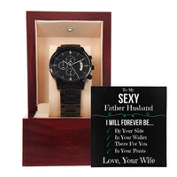 I Will Forever Be... | Wife To Father Husband Luxury Watch Gift