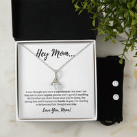 Load image into Gallery viewer, Superhuman | Jewelry Necklace Earrings Message Card Gift For Mom
