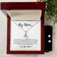 Load image into Gallery viewer, Superhuman | Jewelry Necklace Earrings Message Card Gift For Mom
