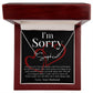 Your Love Above All, I'm Sorry Personalized Name Signature Apology Message Card To Wife