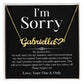 Your Love Above All Apology Jewelry Message Card Forgive Me Charm
