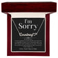 I Promise To Make It Up To You Apology Jewelry Message Card Please Forgive Me Charm