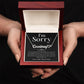 I Promise To Make It Up To You Apology Jewelry Message Card Please Forgive Me Charm
