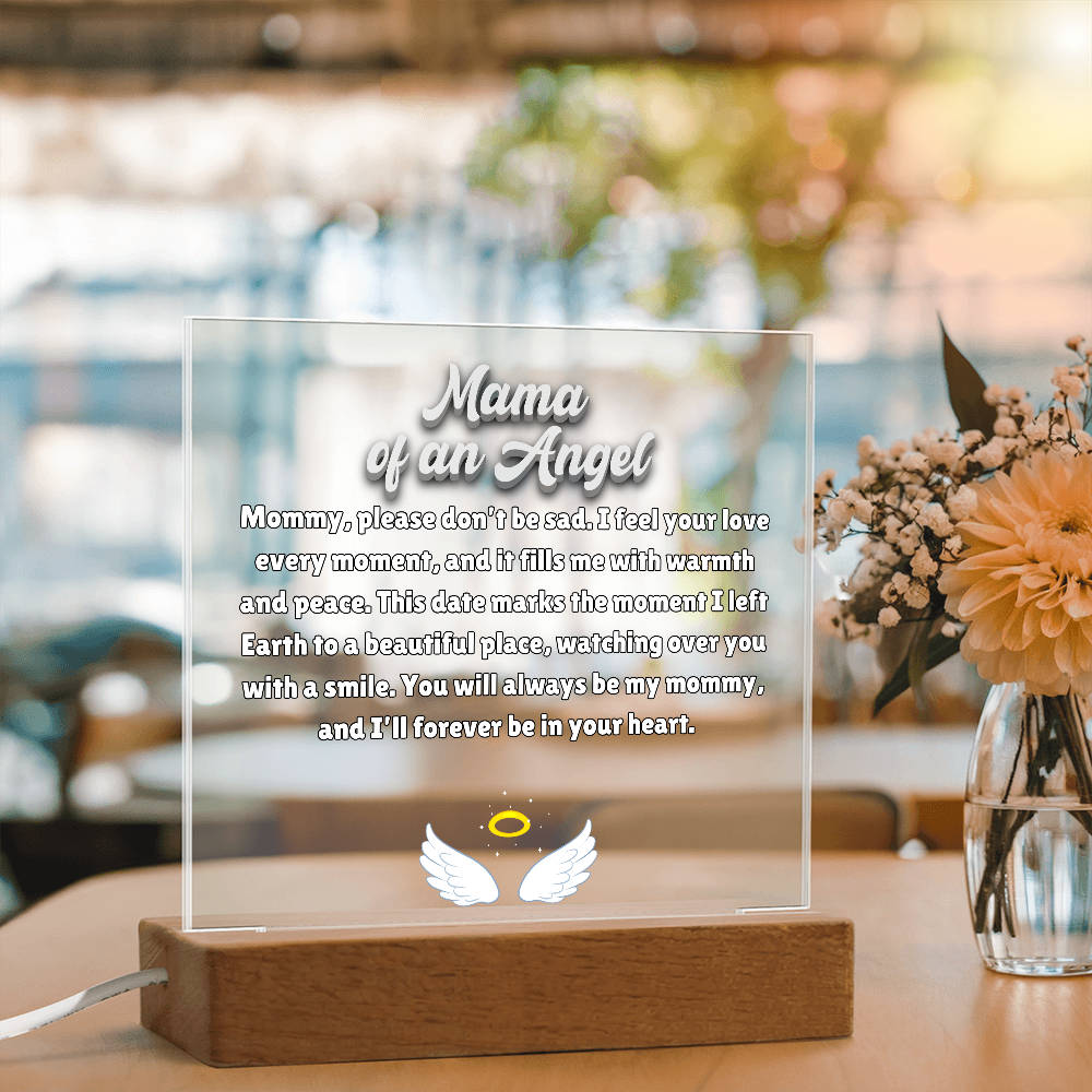 Mama Of An Angel Lost Baby Memorial Message Plaque