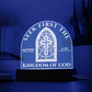 Bible Verse Acrylic Plaque - Seek First The Kingdom of God Matthew 6:33