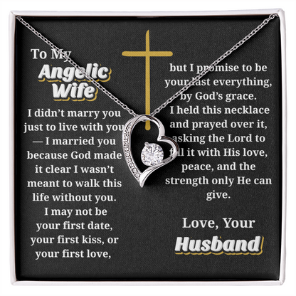 Angelic Wife -- Jewelry Message Card Necklace Gift