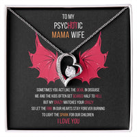 Load image into Gallery viewer, To My PsycHOTic Mama Wife | Husband To Wife Jewelry Message Card Gift
