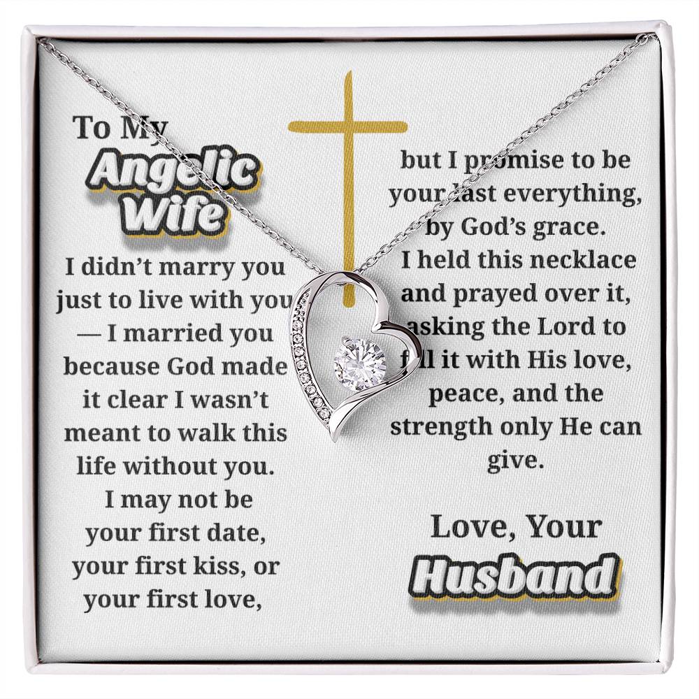 Angelic Wife -- Jewelry Message Card Necklace Gift