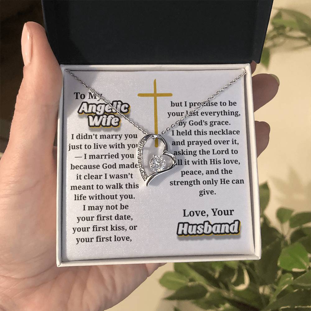Angelic Wife -- Jewelry Message Card Necklace Gift