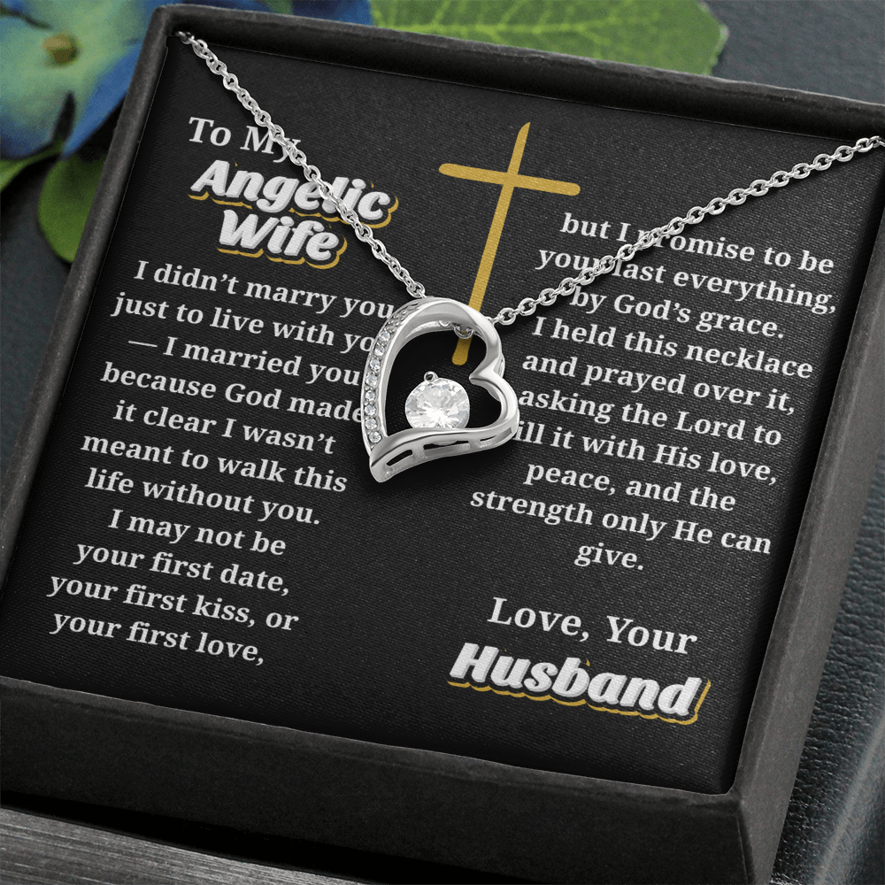 Angelic Wife -- Jewelry Message Card Necklace Gift