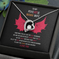 Load image into Gallery viewer, To My PsycHOTic Mama Wife | Husband To Wife Jewelry Message Card Gift
