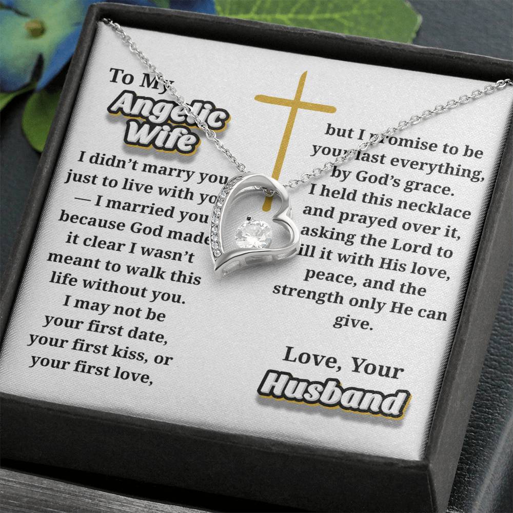 Angelic Wife -- Jewelry Message Card Necklace Gift