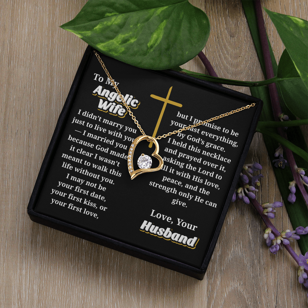 Angelic Wife -- Jewelry Message Card Necklace Gift