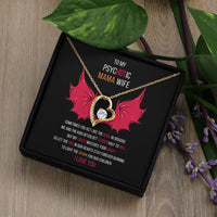 Load image into Gallery viewer, To My PsycHOTic Mama Wife | Husband To Wife Jewelry Message Card Gift
