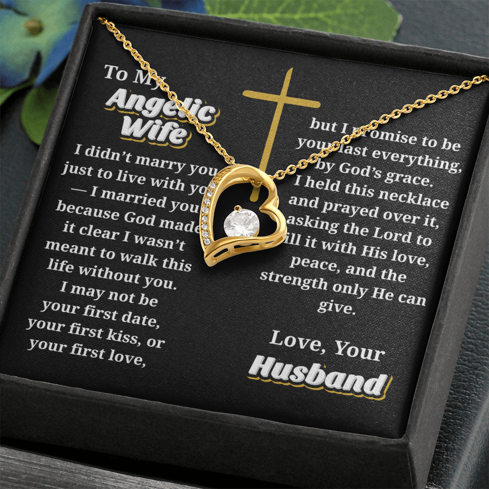 Angelic Wife -- Jewelry Message Card Necklace Gift