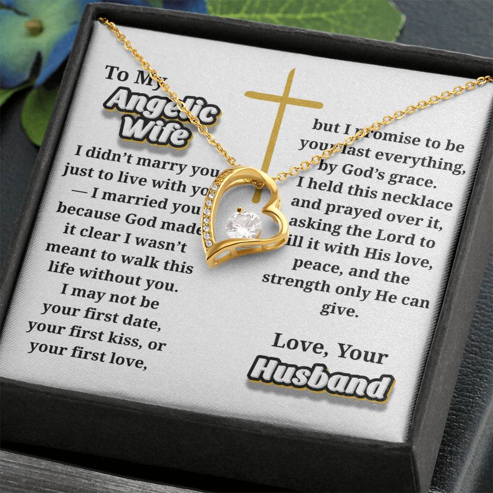 Angelic Wife -- Jewelry Message Card Necklace Gift