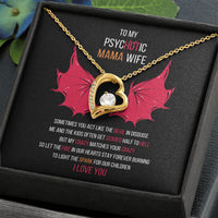 Load image into Gallery viewer, To My PsycHOTic Mama Wife | Husband To Wife Jewelry Message Card Gift
