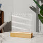 Bible Verse The Word On Love 1 Corinthians  13: 4-7 Acrylic LED Plaque Gift