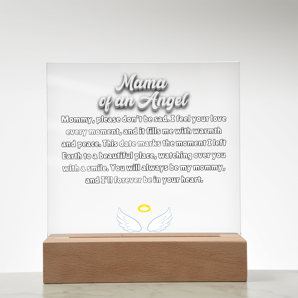 Mama Of An Angel Lost Baby Memorial Message Plaque