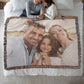Personalized Photo Upload Heirloom Premium Cotton Woven Blanket