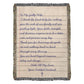 Letter To Wife Mother Cotton Woven Blanket Christian Faith