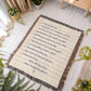 Letter To Mother Wife Cotton Woven Blanket Christian Faith