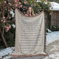 Love Mom And Dad Daughter Off To College Sentimental Letter Woven Blanket