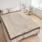 Love Mom And Dad Daughter Off To College Sentimental Letter Woven Blanket