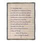 Letter To Mother Wife Cotton Woven Blanket Christian Faith