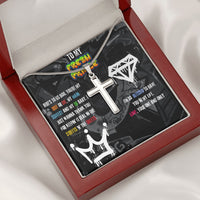Load image into Gallery viewer, To My Fresh Prince | Cross Necklace Gift For Him
