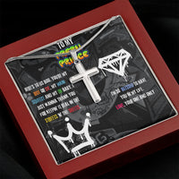 Load image into Gallery viewer, To My Fresh Prince | Cross Necklace Gift For Him
