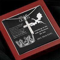 Load image into Gallery viewer, To My Queen | Cross Jewelry Message Card Gift For Soulmate

