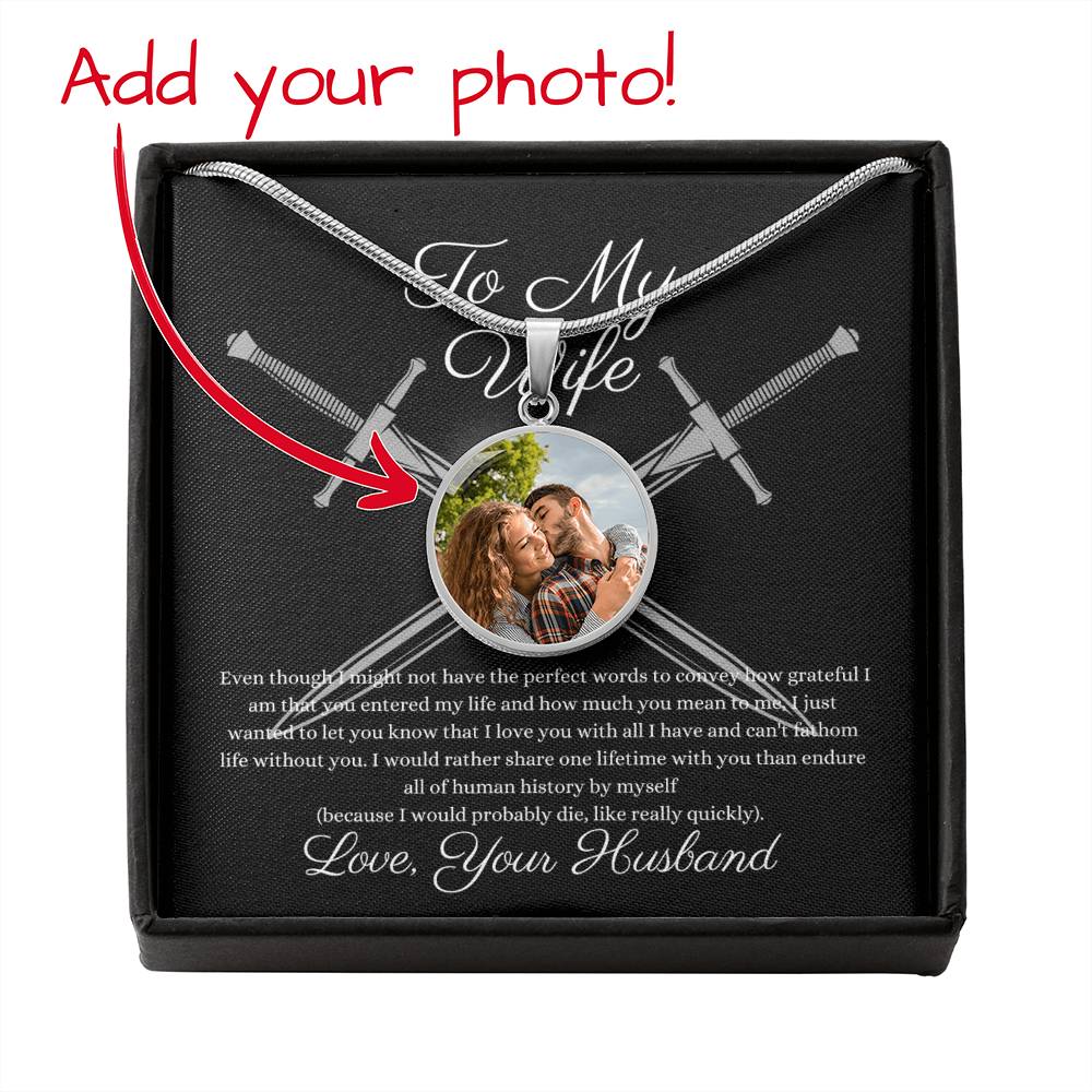 Share A Lifetime With You | Husband To Wife Jewelry Message Card