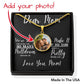 To Make It Up To You | Jewelry Message Card Gift For Mom