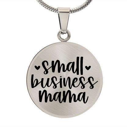 Small Biz Mama | Circle Threaded Necklace