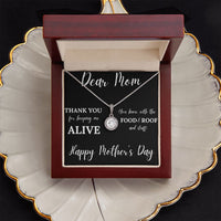 Load image into Gallery viewer, Keeping Me Alive | Mother&#39;s Day Jewelry Message Card Gift
