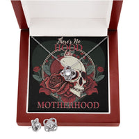 Load image into Gallery viewer, MotherHOOD | Mother&#39;s Day Jewelry Message Card With Earrings
